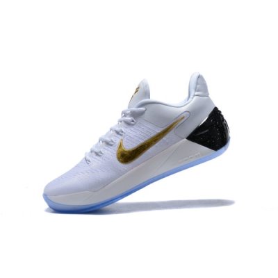 Nike Erkek Kobe A.D. Beyaz / Metal Altın / Siyah Basketbol Ayakkabısı Türkiye - WY285W5P